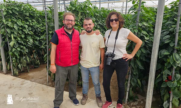 Con Juanmi Suárez, popularmente conocido como Agrosuárez.