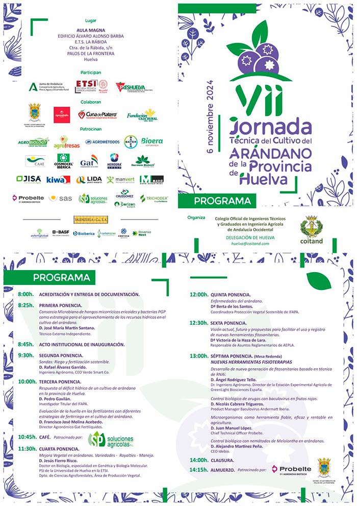 VII Jornada del Arándano de Huelva