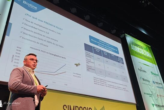 Bioline lanza el primer alimento pulverizable del mercado para auxiliares