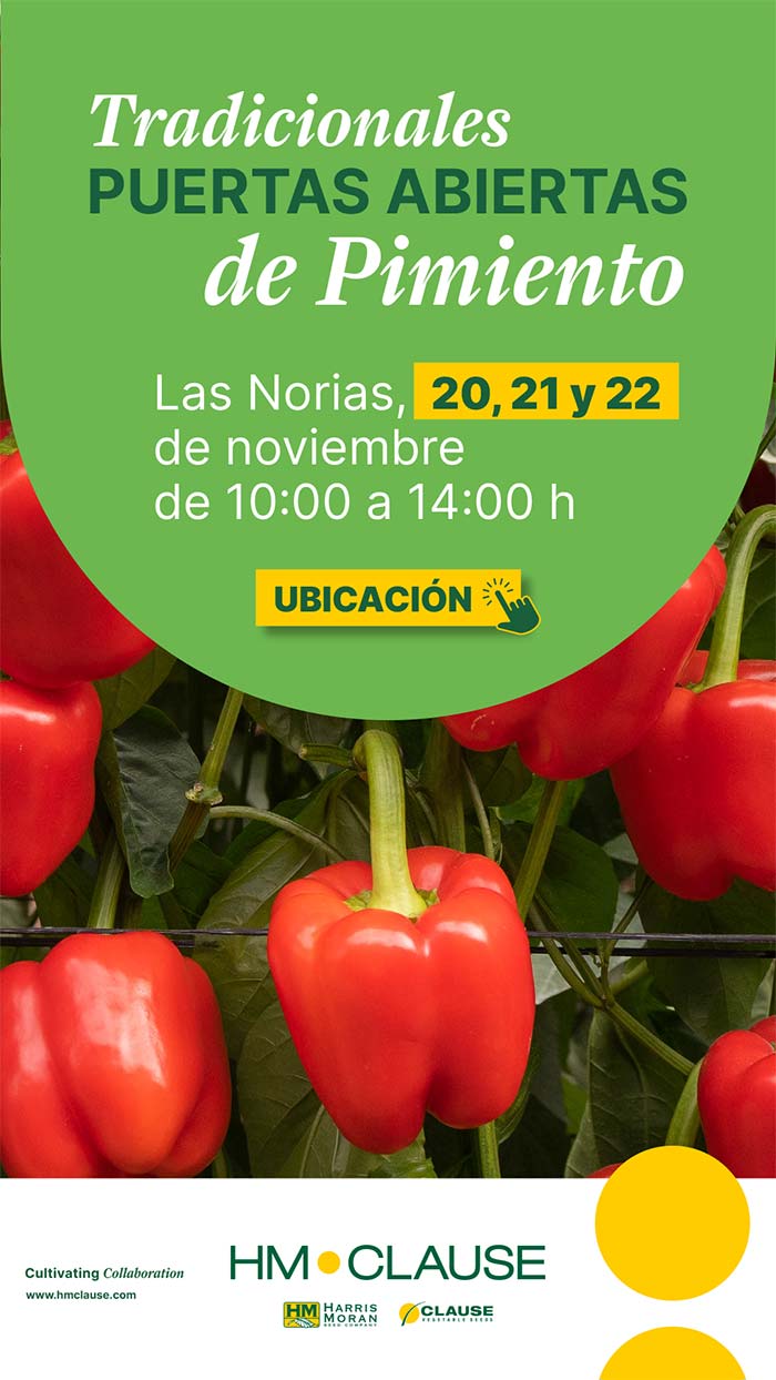 Días 20, 21 y 22 de noviembre. Tradicionales ‘Jornadas de pimiento’ de HM.Clause