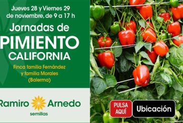 Días 28 y 29 de noviembre. Jornadas de pimiento california de Ramiro Arnedo