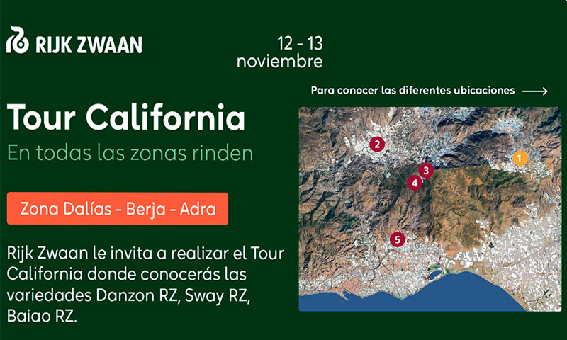 Días 12 y 13 de noviembre. Tour California de Rijk Zwaan