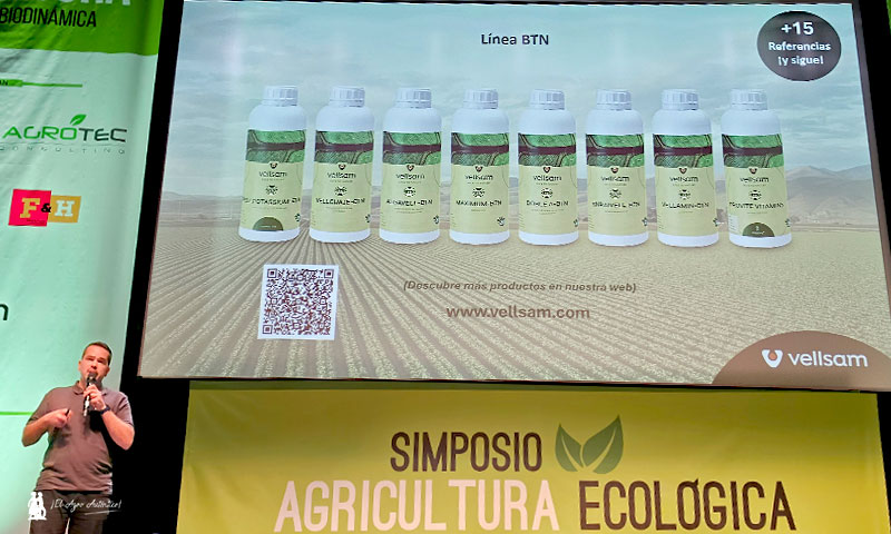 Miguel García, Strategic Product Marketing Vellsam, presenta BTN en el V Simposio de Agricultura Ecológica / agroautentico.com