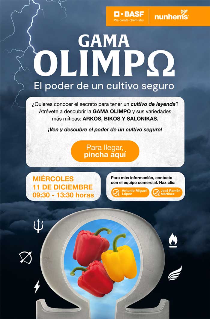 Día 11 de diciembre. Jornada de pimiento de BASF | Nunhems