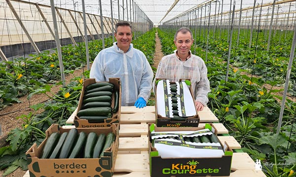 Jesús García, técnico de Syngenta, con Paco López, técnico de Berdea SAT / agroautentico.com