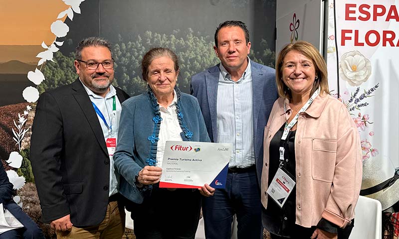 FITUR premia a ‘España en Floración’ como el mejor producto de turismo activo