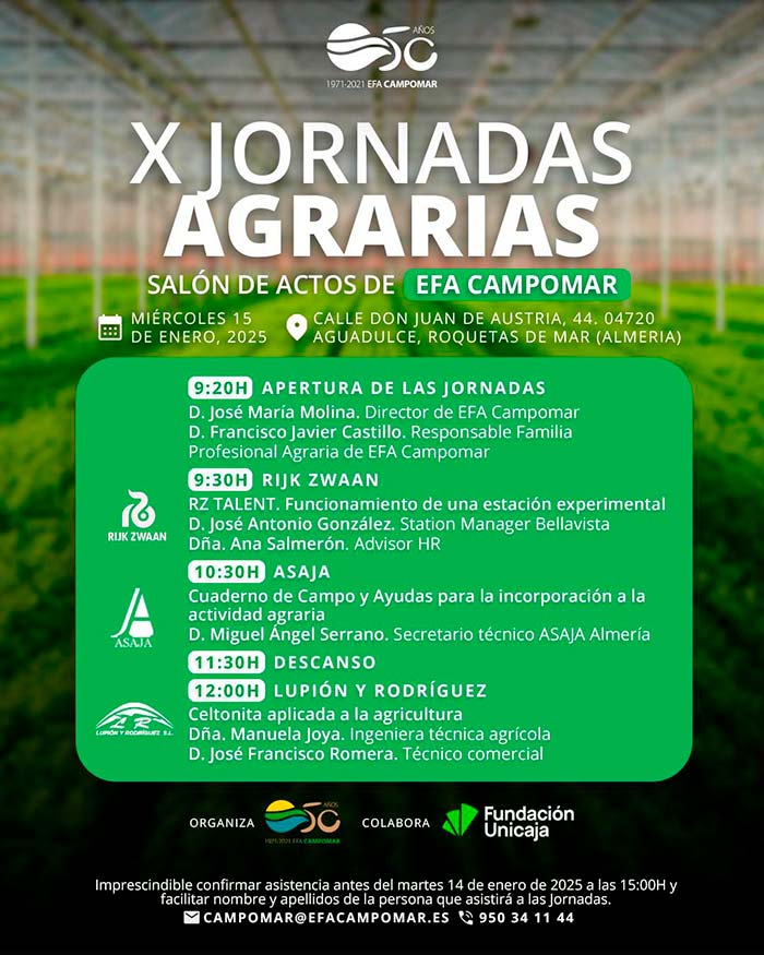 X Jornadas Agrarias de EFA Campomar