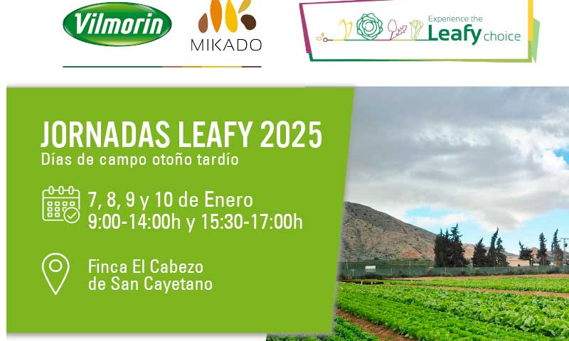 Del día 7 al 10 de enero. Jornadas Leafy Vilmorin-Mikado