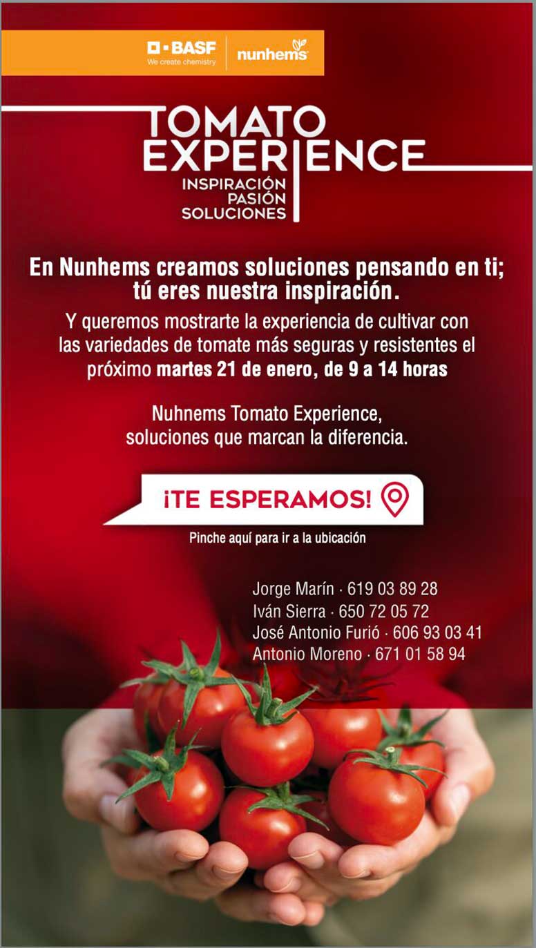 Días 21 de enero. Nunhems Tomato Experience