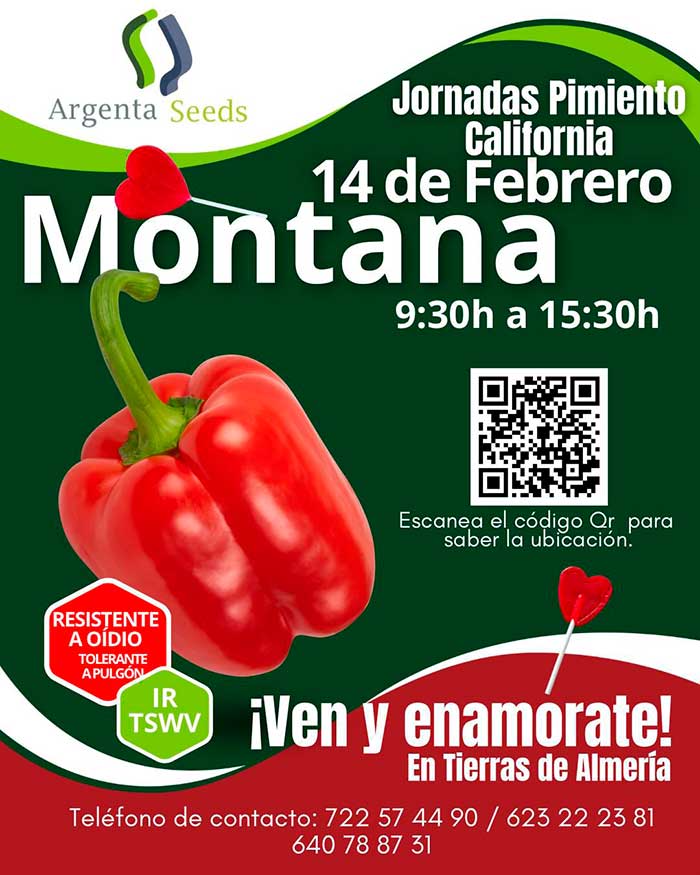 Día 14 de febrero. Jornada de pimiento de Argenta Seeds