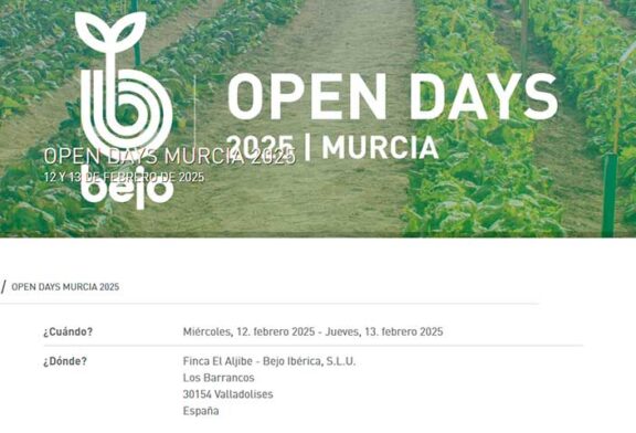 Días 12 y 13 de febrero. Open Days Murcia de Bejo