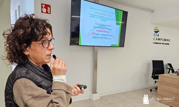 Manuela Joya, ingeniera técnica agrícola en Lupión y Rodríguez, en EFA Campomar / agroautentico.com