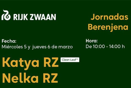 Días 5 y 6 de marzo. Jornadas de berenjena de Rijk Zwaan