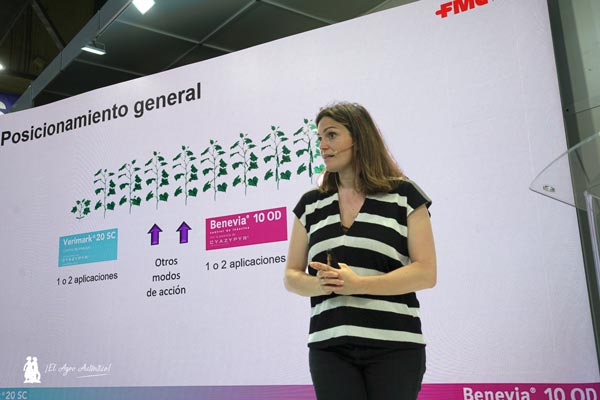 Elena Robles describe las propiedades de Cyazypyr de FMC / agroautentico.com
