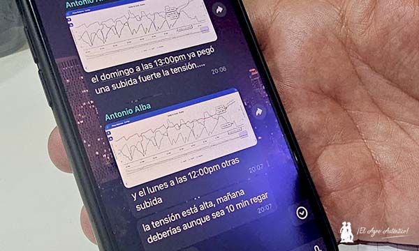Agrisense. Sensorización. Fertirriego inteligente. Agua / agroautentico.com