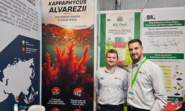 Una feria llena de innovaciones como las algas marinas rojas de la multinacional hindú Sea6 Energy / agroautentico.com