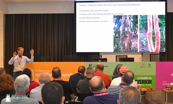 El investigador israelí Jonathan Maoz en el III Congreso Agricultura con Propósito de cooperativa La Palma / agroautentico.com