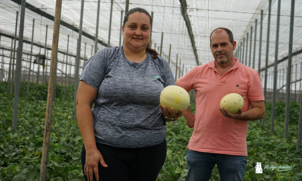 Mónica Archilla, agricultora de Unica, y su técnico de Ferva, Federico Rubio / agroautentico.com
