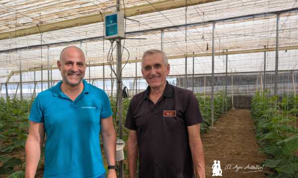 Equipo Agrisense de Himarcan para hacer riego por radiación / agroautentico.com