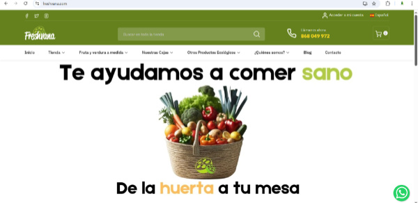 Freshvana es una tienda virtual de frutas y hortalizas / agroautentico.com