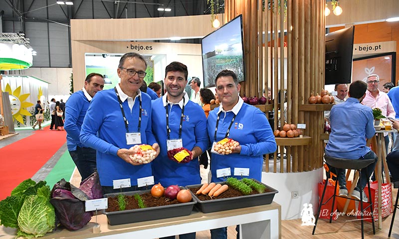 Las ensaladas de Bejo en Fruit Attraction llevan cebolla, lechuga, pepino, zanahoria, col y apio