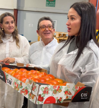 Mireia Borrás por la mañana en la cooperativa CASI / agroautentico.com