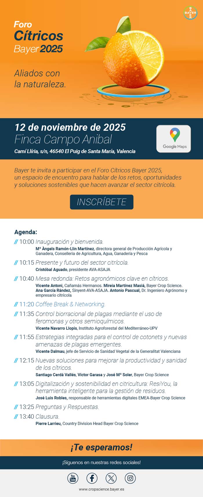 FORO CÍTRICOS 2025 con Bayer