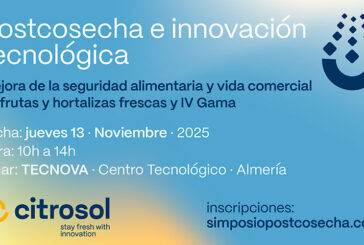 Día 13 de noviembre. Jornada sobre innovación tecnológica y seguridad alimentaria en el lavado de frutas y hortalizas