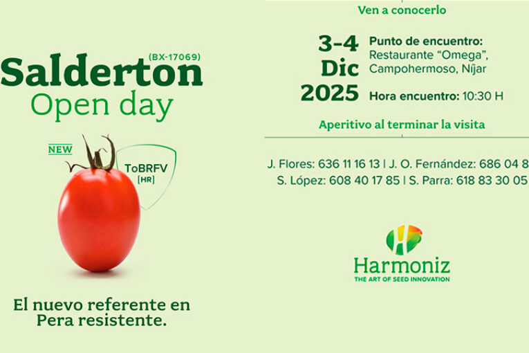 Días 3 y 4 diciembre. Jornadas de tomate pera Salderton de Harmoniz
