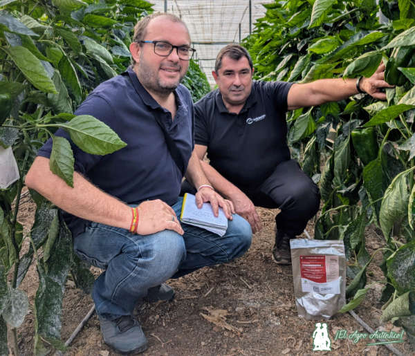 José Antonio Arcos y Antonio Altea con Botanigard / agroautentico.com