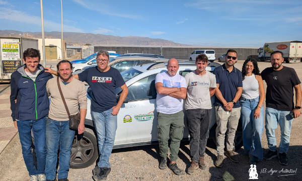 Técnicos de Agroiris con los delegados de Gautier en Almería / agroautentico.com