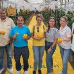 Jorge, Virginia y Andrea, técnicos de Camposol (Unica Group) con Tania, Ricardo y Paco, de HM.Clause / agroautentico.com