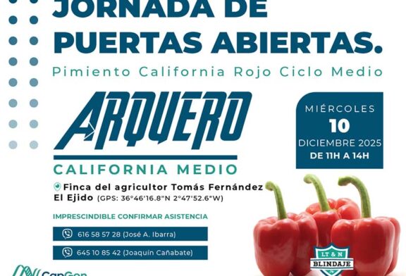 Día 10 de diciembre. Jornada de pimiento Arquero de CapGen