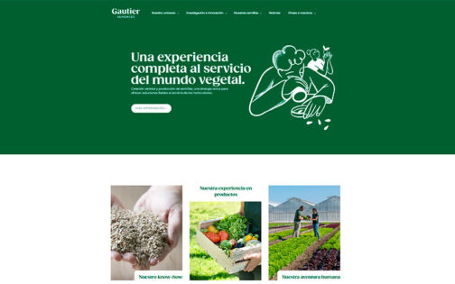Gautier Semences lanza su nuevo sitio web