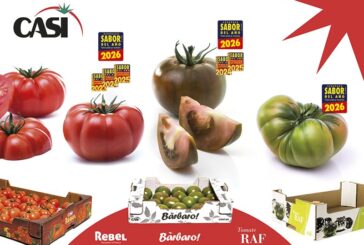Premio Sabor del año 2026 en tres especialidades de CASI: tomate Rebel, Bárbaro y RAF Pata Negra