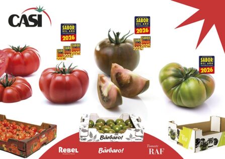 CASI recibe el Premio Sabor del año 2026 en tres  de sus especialidades  tomate Rebel, Bárbaro y RAF Pata Negra