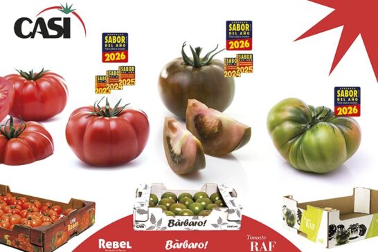 Premio Sabor del año 2026 en tres especialidades de CASI: tomate Rebel, Bárbaro y RAF Pata Negra