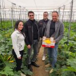 Envasado en campo con Naturinda. Esther Lozano, Rubén Valero, Pompeyo Arias y Bernabé Castaño / agroautentico.com