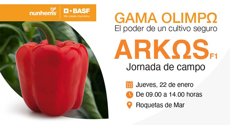 Día 22 de enero. Jornada de pimiento Arkos de Nunhems