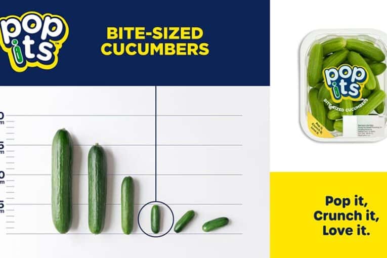 Pepino snack Popits, nominado como finalista al Premio Innovación en Berlín