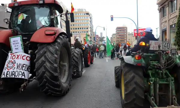 Tratorada de Asaja contra el Mercosur hace un mes en Alicante / agroautentico.com