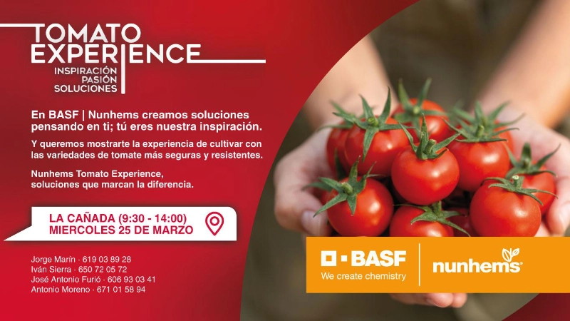 Día 25 de marzo. Jornada Tomato Experience de Nunhems