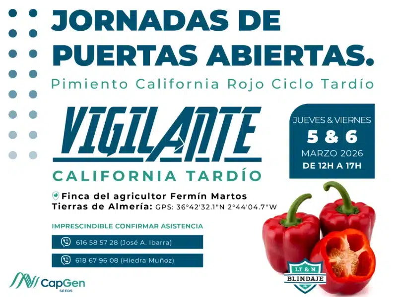 Días 5 y 6 de marzo. Jornadas de pimiento de CapGen