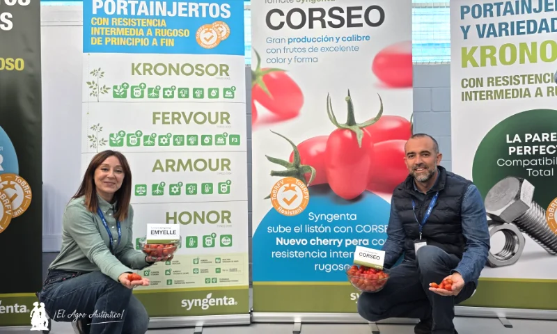 Rocío Montiel y Sergio Medina, equipo de Syngenta en Granada / agroautentico.com