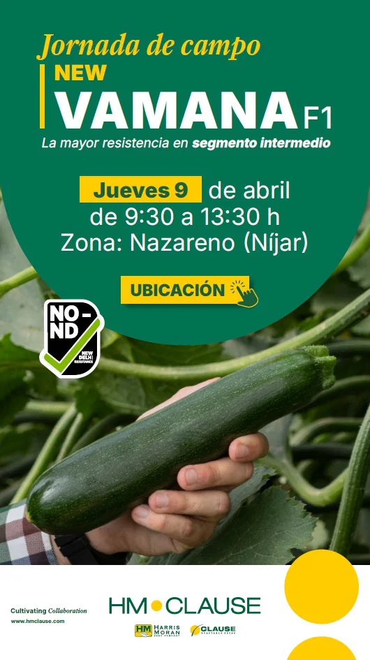 Día 9 de abril. Jornada de calabacín Vamana de HM.Clause