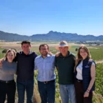 Grace Somogyi, Paco Moreno, José Antonio Arcos, Pedro Jiménez y Camille Bernal en Hellín / agroautentico.com