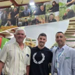 Blas y Alejandro, productores de Renora, con José David Ávila, especialista de tomate en Hazera / agroautentico.com