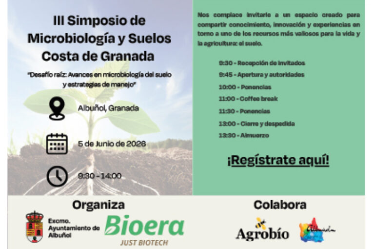 Día 5 de junio. III Simposio de Microbiología y Suelos. Costa de Granada