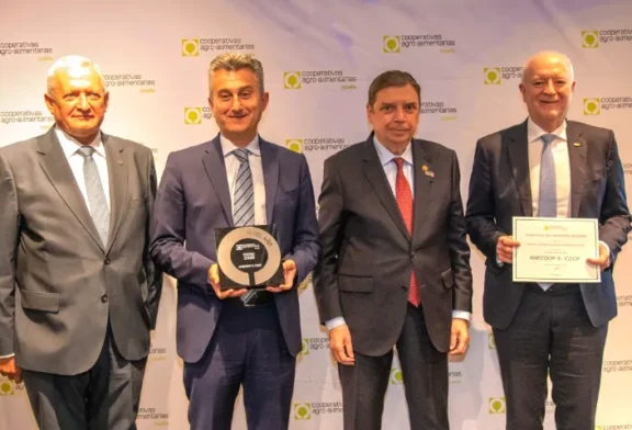Cooperativas Agro-alimentarias premia a Anecoop como la mejor del año en España