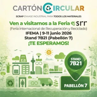 Del 9 al 11 de junio. Cartón Circular en la feria de la Recuperación y el Reciclado en Ifema